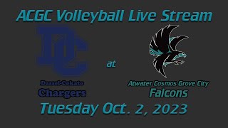 Volleyball ACGC Falcons vs DasselCokato Chargers [upl. by Anavahs474]