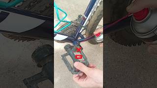 Bike maintenance lifehack Correct way to lubricate your bicycle🚴 shorts diy bike tips [upl. by Zaneta]