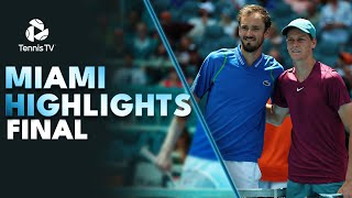 Daniil Medvedev vs Jannik Sinner For The Title  Miami 2023 Final Highlights [upl. by Beaston]