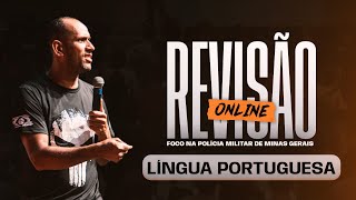 Revisão de Véspera Online  PMMG Soldado Língua Portuguesa [upl. by Brownley]