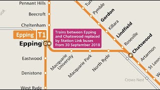 History  EppingChatswood Rail Link Sydney Trains [upl. by Alsi]