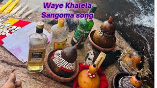 Sangoma song waye Khalela Nguni spirit song [upl. by Aihsekat206]