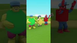 Squid Game Doll Pranks Hulk with Fake Hole Challenge  Roblox 3D [upl. by Streeto363]