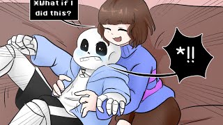 Sans vs Frisk【 Undertale Comic Dub Compilation 】 [upl. by Eimme]