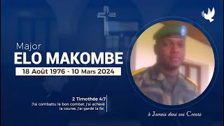 Direct ENTERREMENT DU MAJOR ELO MAKOMBE A LA MORGUE CAMP TSHATSHI [upl. by Roter]