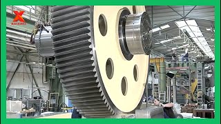 The worlds largest gear manufacturing process  CNC Machines [upl. by Asillam595]