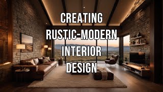 Creating RusticModern Interior Design shorts interiordesign homedecor house [upl. by Ennaitsirhc]