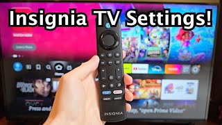 Insignia TV How to Open Settings 2 Menus [upl. by Nnaitsirk]