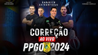 Gabarito extra oficial PPGO 2024 Correção ao vivo [upl. by Higbee]