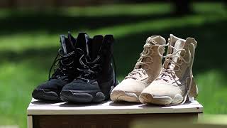 Yeezy 500 High Tactical Boot Sand US Size 12 May 2024 Release  Unboxing Sizing and Comfort [upl. by Viscardi]