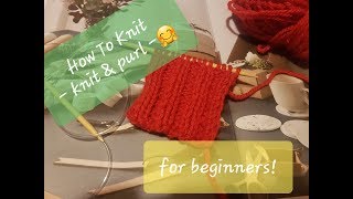 How To Knit  Kniting For Begginers  Mezgimas Virbalais [upl. by Estelle]