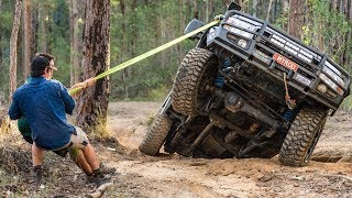 Australias Toughest 4WD Tracks Broken CVs tailshafts and panel damage in the Glasshouse Mountains [upl. by Greabe]