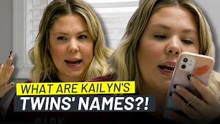 Teen Mom Kailyn Lowrys Twins Names REVEALED You Wont Believe What She Chose [upl. by Nalorac]