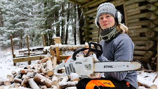 Winter Preparations  Life in the Log Cabin [upl. by Quinn]