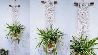 🍀DIY PORTAMACETAS de MACRAME paso a paso PRINCIPIANTES  DIY Macrame Plant Hanger for Beginners [upl. by Mor]