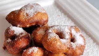 Buñuelos de patata y boniato  Bunyols de les verges  Recetas Mallorquinas [upl. by Atterehs861]