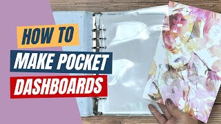 DIY Pocket Dashboards for A5 Planner Using Laminating Sheets [upl. by Aiksa940]