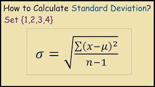 How to Calculate Standard Deviation by Hand [upl. by Slocum244]