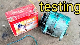 alternator Maruti 800 testing [upl. by Karlee]