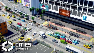 I Built 7 Custom Light Rail Stations in Cities Skylines 2 [upl. by Raskin]