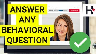 Answer ANY BEHAVIORAL HireVue question [upl. by Della286]