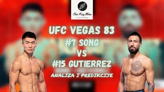 UFC Vegas 83 Song vs Gutierrez  Analiza i predikcije  ChaKay MMA 152 [upl. by Eenaffit418]