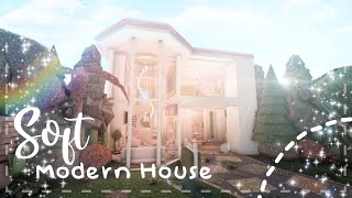 Soft Blush Modern House  Speedbuild and Tour  Minami Oroi [upl. by Estelle216]