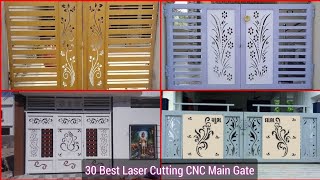 Laser Cutting Cnc Main Gate Design for home [upl. by Vina]