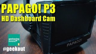 Papago P3 HD Dashboard DVR camera [upl. by Concettina]