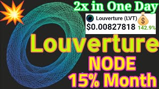 Louverture LVT node  crypto passive income [upl. by Aenet]