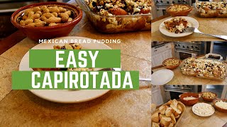 How to make Capirotada  Mexican Bread Pudding Como hacer capirotada [upl. by Seebeck]