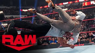 Goldberg hits Bobby Lashley with a massive Spear Raw Aug 16 2021 [upl. by Bathsheb]