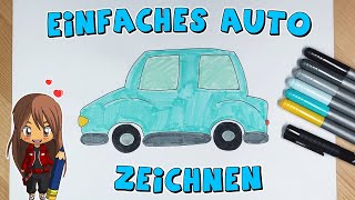 Auto einfach malen für Kinder  ab 5 Jahren  Malen mit Evi  deutsch [upl. by Andrea]