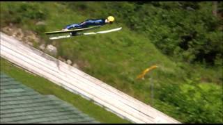 Longest Jump ever in Villach K90  107m [upl. by Refotsirhc268]