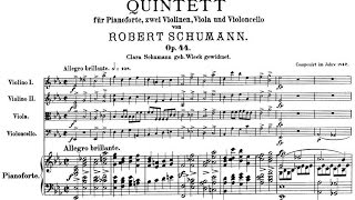 Robert Schumann  Piano Quintet in E flat major Op 44 [upl. by Feldt]