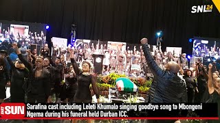 Sarafina cast Leleti Khumalo sing farewell to Dr Mbongeni Ngema [upl. by Bathsheeb904]