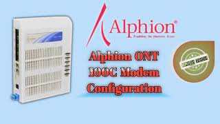 Alphion 100C Modem Configuration Tamil  Alphion Bsnl Modem Configuration Tamil  Krish Tech [upl. by Domela]