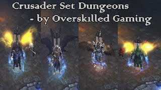 Diablo 3 Master all 4 CRUSADER SET DUNGEONS  Season 28 [upl. by Tertia]