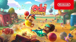 OddBallers  Launch Trailer  Nintendo Switch [upl. by Ilatfan227]