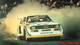 Audi Quattro S1 Rally Gruppo B Pure Engine Sound [upl. by Inna]