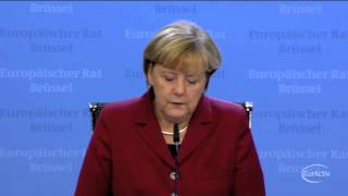 Merkel Hollande demand explanation over US spying allegations  Merkels press conference [upl. by Lemrac953]