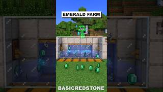 Minecraft Emerald Farm minecraft shorts [upl. by Mollie]