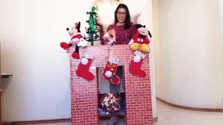 Como hacer una chimenea para navidad de forma fácil [upl. by Rramed]