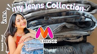 Myntra HighWaist Jeans TryOn Haul WideLeg Straight Fit amp Bootcut JeansRenigraphy [upl. by Nosak]