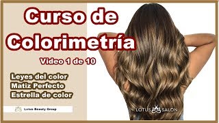 Leyes de Colorimetria  Matiz Perfecto y Estrella de Color Curso de Colorimetría 1 de 10 [upl. by Eanert]