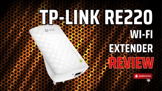 TPLink ‎RE220 WiFi Extender Review 2024 [upl. by Nosyarg497]