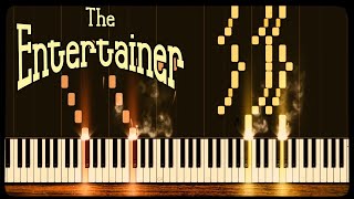 The Entertainer  Scott Joplin Piano Tutorial Synthesia [upl. by Aicina536]