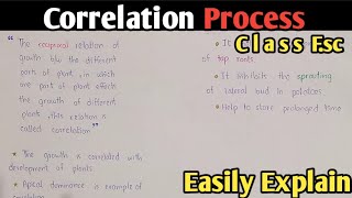 Correlation  Apical Dominance  Inhibitory Effect  Compensatory Effect  Class 12 In UrduHindi [upl. by Schluter303]