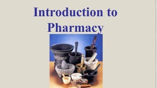 introduction to pharmacy [upl. by Devine]