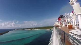 Awesome Disney Fantasy Horn Castaway Cay [upl. by Jourdan]